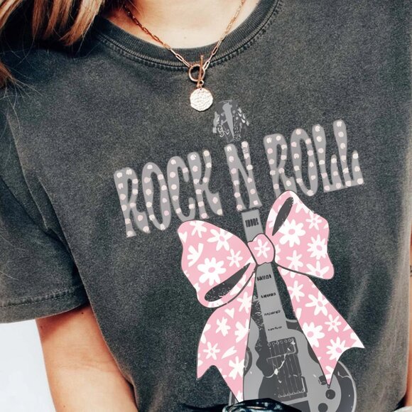 Rock n Roll Guitar Tee - Picture 4 of 6